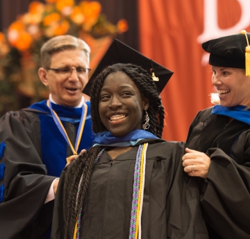 Crystal Holmes-Smith graduating