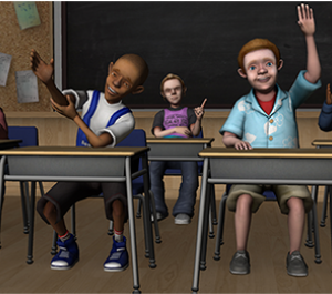Screen capture of Teach Live